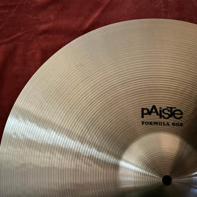 Paiste 22" Formula 602 Classic Thin Crash Cymbal 2011 - Present - Traditional image 3