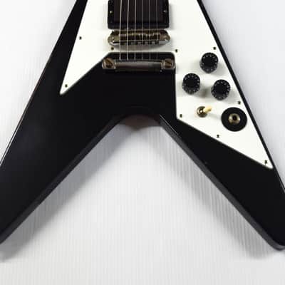 Gibson Kirk Hammett 1979 Flying V Custom Shop Murphy Lab 2012 - Ebony image 3