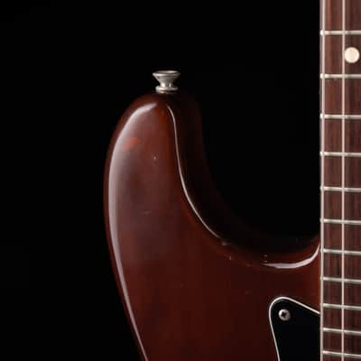 Vintage 1976 Fender Stratocaster Hardtail Mocha Brown With OHSC image 6