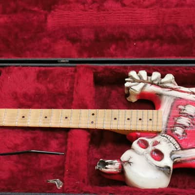 J. Frog Skull & Bones George Lynch Prototype #1 from 1985 Blood Bones image 5