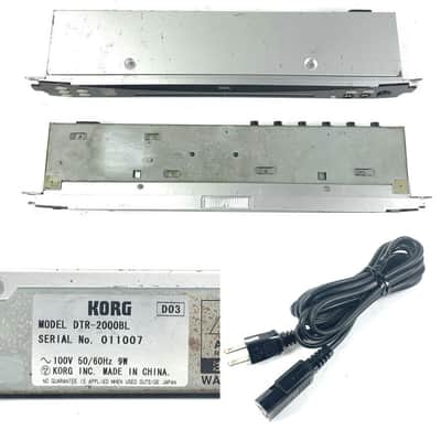 Korg DTR-2000 Rackmount Digital Tuner 2010s - Black TGHM image 10