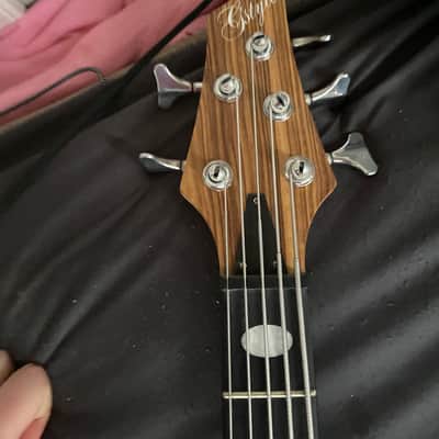 Gstyle Left Handed 5 String Bass 2020s - Wood image 6