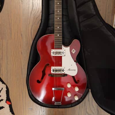 1963 Harmony H54 Rocket Red Sunburst image 1
