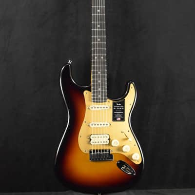 Mint Fender American Ultra II Stratocaster HSS Ultraburst Ebony Fingerboard image 2