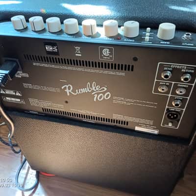 Fender Rumble 100 V3 100-Watt 1x12 Bass Combo 2015 - Present - Black image 2
