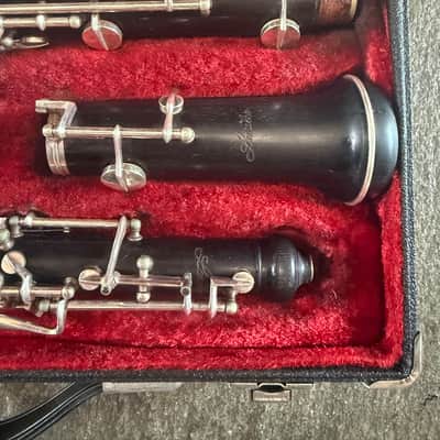 Larilee brand wood  Oboe with case. Made in France image 4