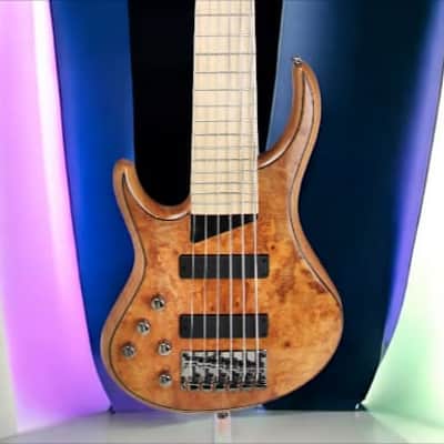 MTD Kingston Kingston Z6 lefty Natural Gloss Gloss, Maple Fretboard image 1