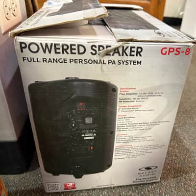 Galaxy Audio GPS-8 8" 200-Watt Powered Monitor 2010s - Black image 2