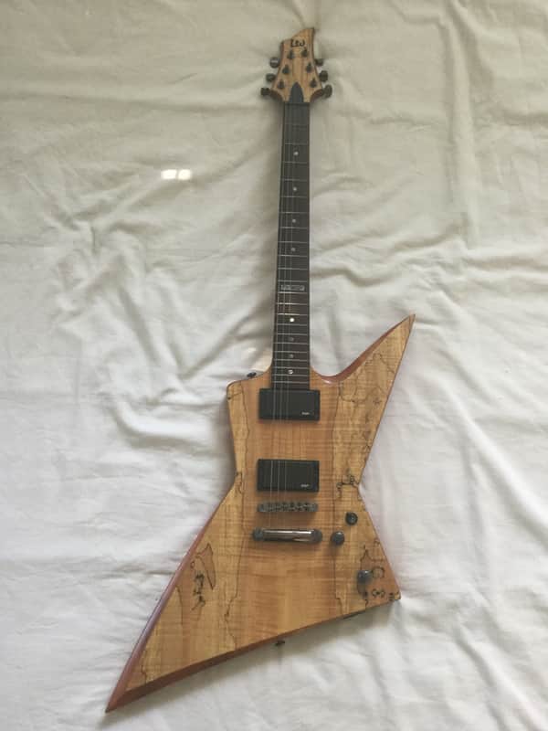 ESP LTD FX-260SM Spalted Maple Explorer Electric Guitar 2000s