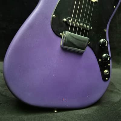 1963 Fender Duo-Sonic with Rosewood Fretboard - Transparent Red under Purple image 14