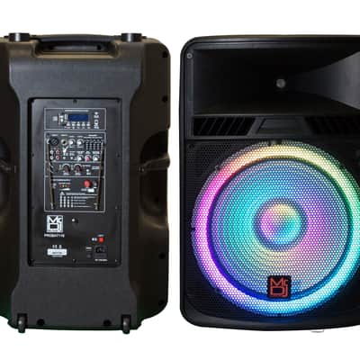 18" PA DJ 4000W Power Active Speaker Battery/Bluetooth/Amplifier/SD/USB/FM image 1