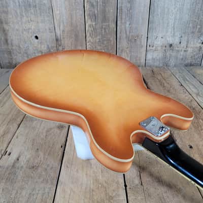 Eko Barracuda 290 1963 Excellent w/ Ibanez Hard Case - Amber Sunburst image 14