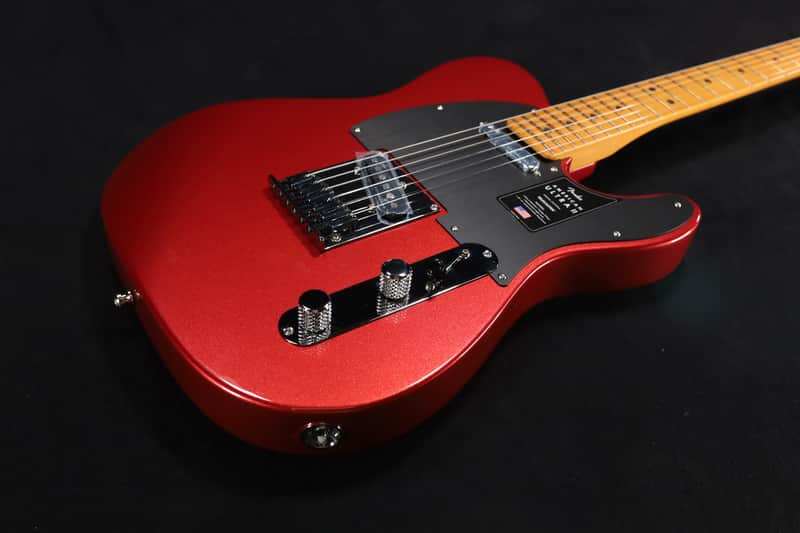Fender American Ultra II Telecaster Maple Fingerboard Sinister Red 970 image 1