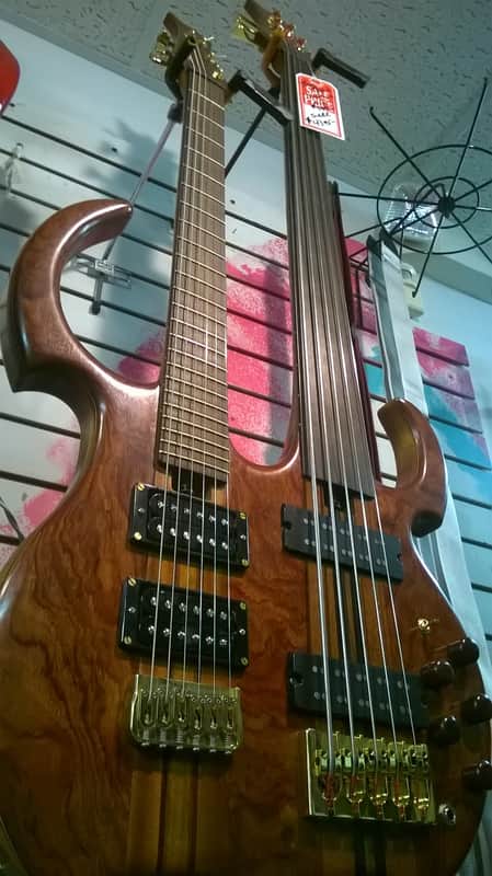 2015 Thor Bass 6String Guitar over 5String Fretless Bass image 1