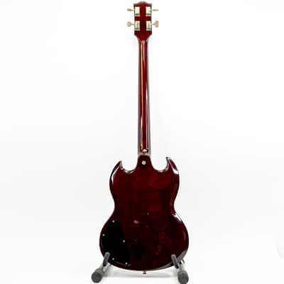 1981 Greco EB-500 SG Style Bass w/ Massive Sounding Mudbucker, Punchy Bridge Humbucker image 13