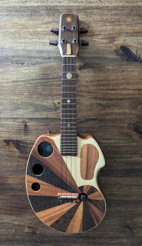 Rays Rootworks Electric acoustic Slimline concert ukulele 2026 - Oil image 1