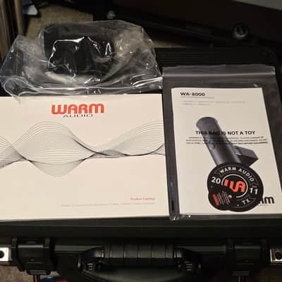 Warm Audio WA-8000 Large Diaphragm Tube Condenser Microphone 2021 - Present - Black image 13