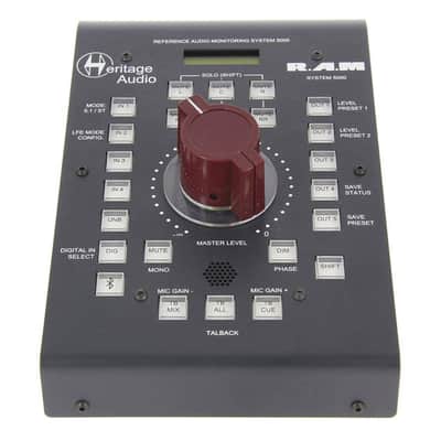 Heritage Audio RAM System 5000 5.1 Rackmount Monitoring System with Remote image 3