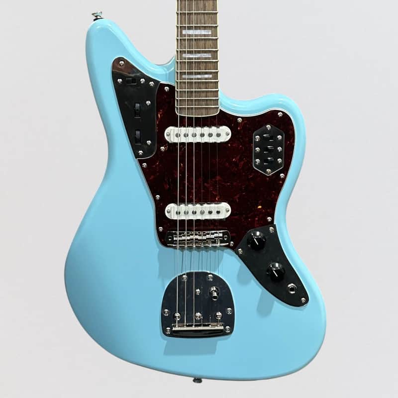 Fender Squier Classic Vibe '70s Jaguar FSR Limited-Edition Electric Guitar - Daphne Blue image 1