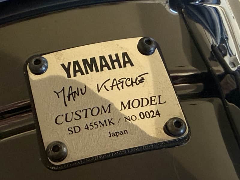 Yamaha Manu Katche Sinature 2000’s - Black Nickel image 1