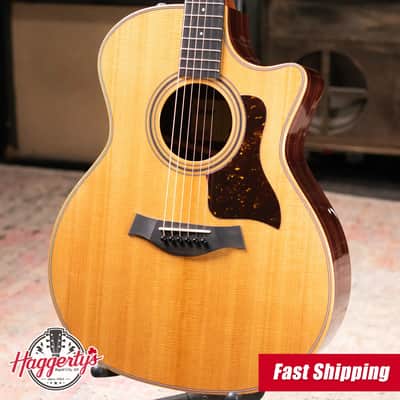 Taylor 414ce Studio Grand Auditorium Acoustic/Electric Guitar - Natural with Gig Bag image 1
