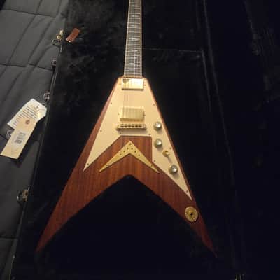 Dean Vengeance USA V Pickguard Natural Custom Shop Mahogany