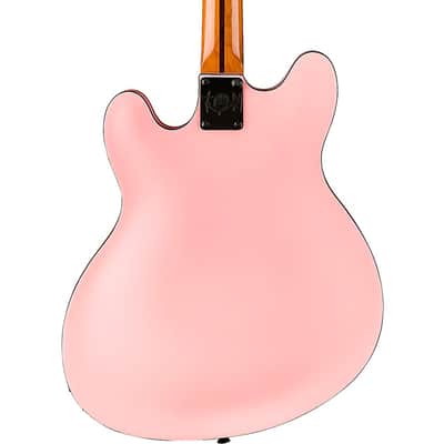 Fender Tom DeLonge Starcaster Electric Guitar Regular Satin Shell Pink image 2