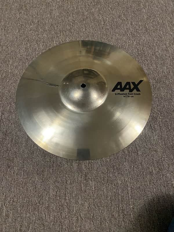 Sabian AAX 14" X-Plosion Fast Crash Cymbal – Brilliant Finish – Excellent image 1
