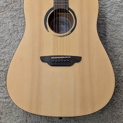 Luna Wabi Sabi Dreadnought Satin Finish Solid Spruce Top Acoustic Guitar image 3