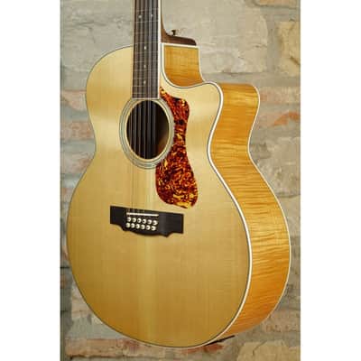 GUILD F-2512CE Cutaway Deluxe Maple 12 String NAT Natural Blonde - Jumbo 12 Corde Elettricficata Fishman - Westerly Archback Co image 13