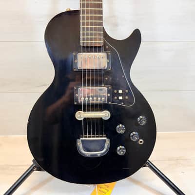 Global Single Cut Electric Guitar Black MIJ Lawsuit Era Style 1970's image 2