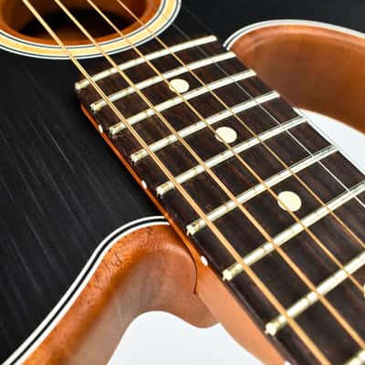 Fender Acoustasonic Player Telecaster Brushed Black Acoustic Electric w/ Gig Bag image 8