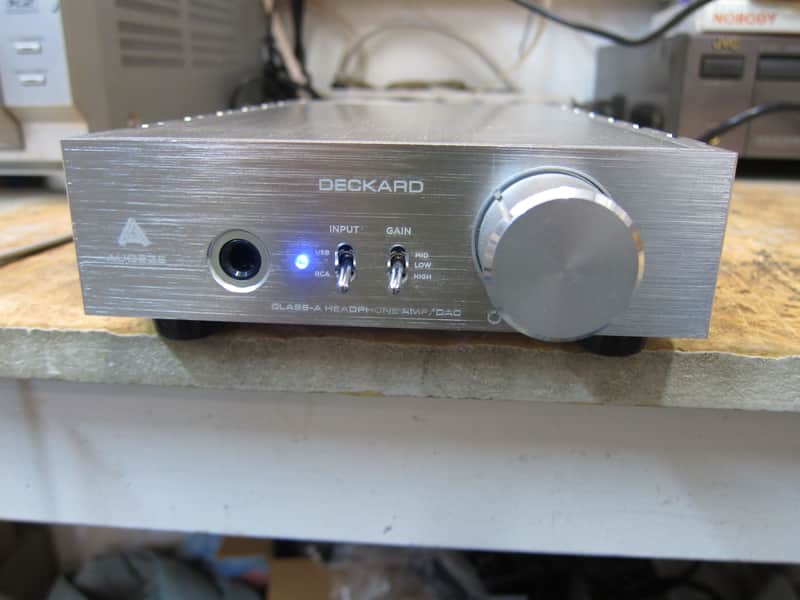 Audeze Deckard Headphone Amplifier, Class A, Powerful, 3 Gain Stages, Stereo Preout Jack, Built, Ex Sound
