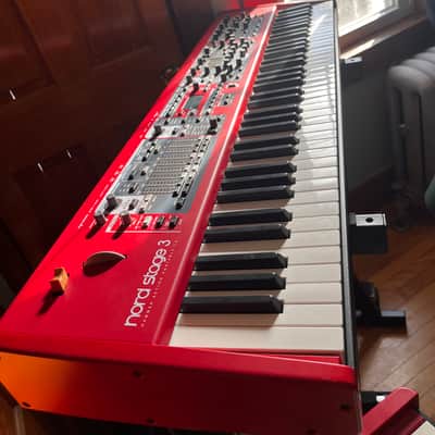 Nord Stage 3 HP76 Hammer Action Portable 76-Key Digital Piano 2017 - Present - Red image 2