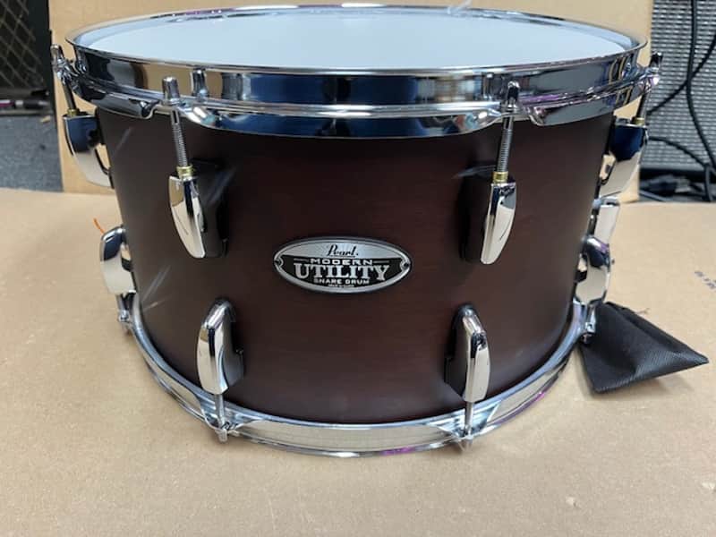Pearl MUS1480M 14"x8" Modern Utility Snare Drum - Satin Brown image 1