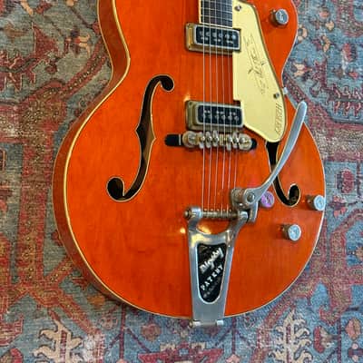 1957 Gretsch 6120 Chet Atkins Hollow Body - Orange image 2