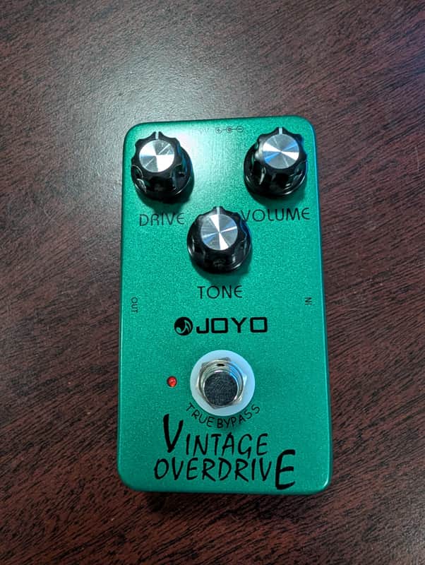 Modded Joyo JF-01 Vintage Overdrive 2010s - Green image 1