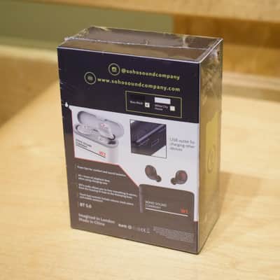 Soho W1 Bluetooth headphones in ear buds wireless, black image 2
