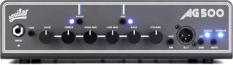 Aguilar AG500V2 Gen 2 500-watt Bass Amplifier Head (AG500V2d4) image 1