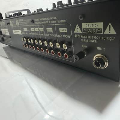 Gemini PMX-2001 Preamp Mixer/Equalizer 4-Channel Dual 10-Band EQ w/ Light image 2