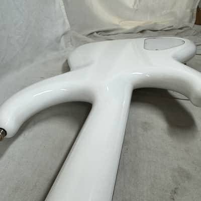 Alembic Elan 4-string Bass with Case - White (likely re-fin'd) image 23