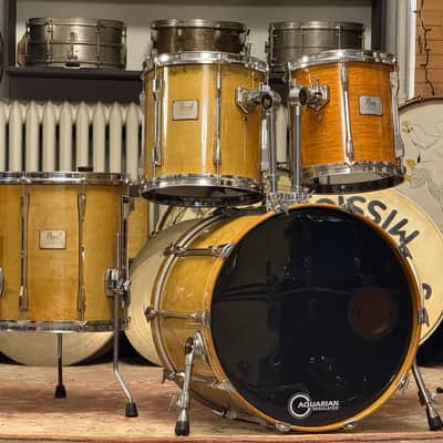Pearl CZX Custom Z Birdseye Maple 18x22 16x16 12x12 13x13 Drum Kit image 2