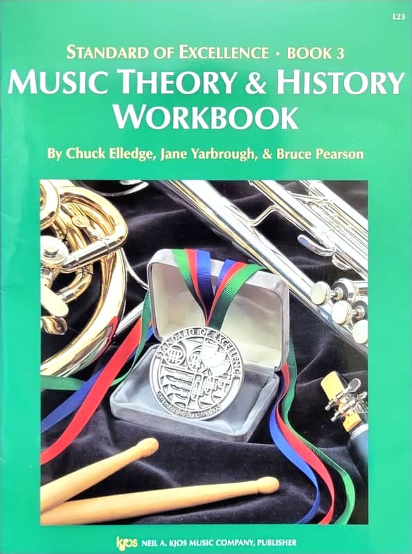 Standard of Excellence Book 3 Music Theory and History Workbook image 1