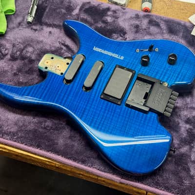 Steinberger GM4S Early 2000's - Blue flame top image 12