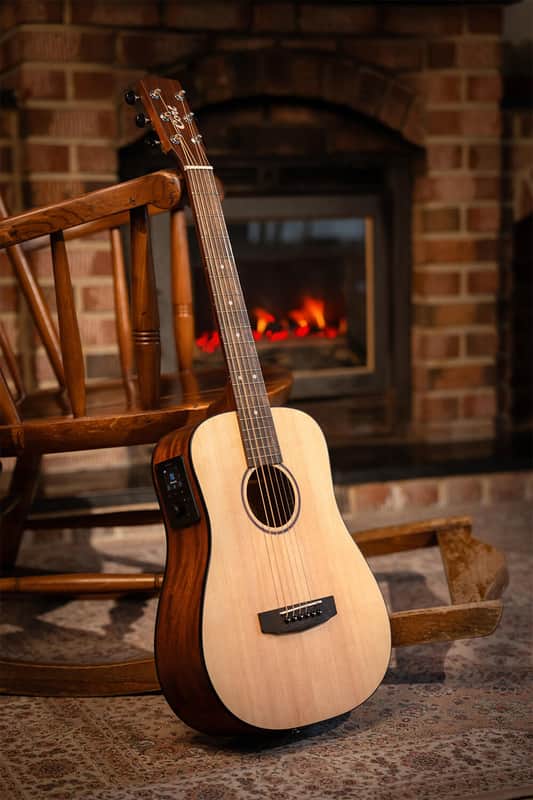 Cort Earth Series Go Hyvibe Acoustic Electric Guitar- Open Pore Natural image 1