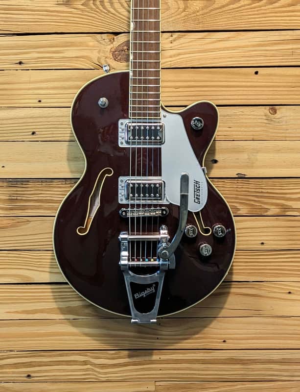 Gretsch G5655T Electromatic Center Block Jr. Single Cutaway with Bigsby 2020 - Present - Dark Cherry Metallic image 1
