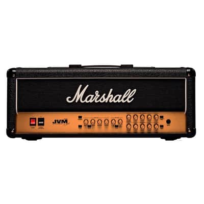 Marshall JVM Series JVM205H 50W Tube Guitar Amp Head Regular Black image 1