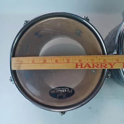 Pearl 8x8"+10" 80s Marching Tom Duo Championship Maple Sonic Cut Away 8ply Shell image 10