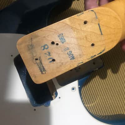 Vintage Mosrite Ventures ii Slab Body 1965 Blue EXTREMELY RARE Johnny Ramone HSC !!! image 17