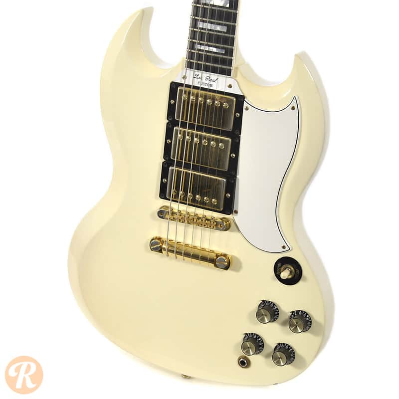 Gibson SG Les Paul '61 Custom Reissue Classic White 1999 image 2